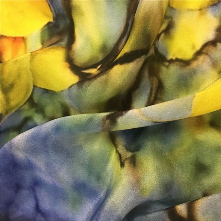 Digital Printing Silk Crepe De Chine Fabric Digital Printing Silk Crepe De Chine Fabric